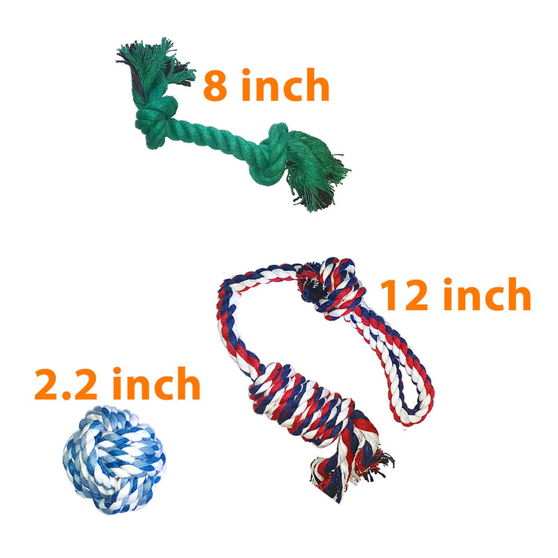 [Australia] - Jalousie Dog Plush Toy and Rope Toy Combos Dog Squeaky Toys for Small Medium Dog Puppy Mutt Combo A 