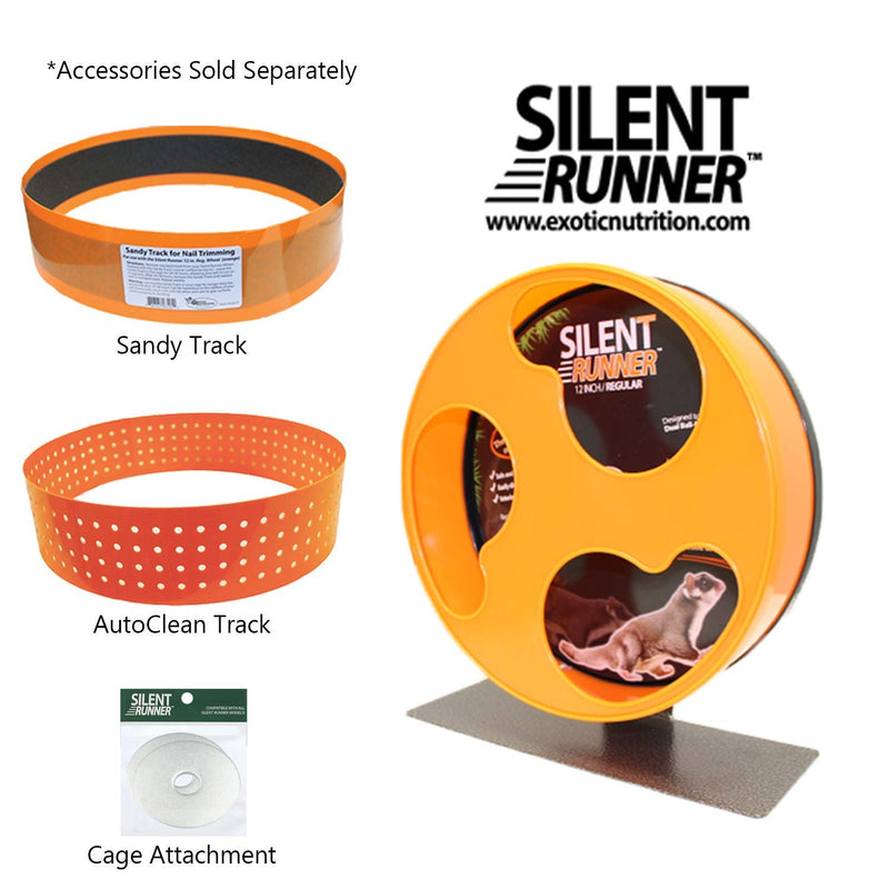 Exotic Nutrition Sandy Track - for Orange Silent Runner 12" Regular - Textured Nail Trimming Track for Pet Exercise Wheel - PawsPlanet Australia