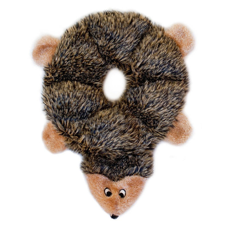 [Australia] - ZippyPaws - Loopy Hedgehog No Stuffing Squeaky Plush Dog Toy - for Small and Medium Dogs 