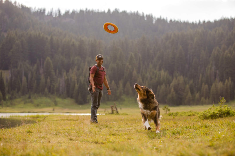 RUFFWEAR, Hydro Plane Floating Disc for Dogs Medium Campfire Orange - PawsPlanet Australia