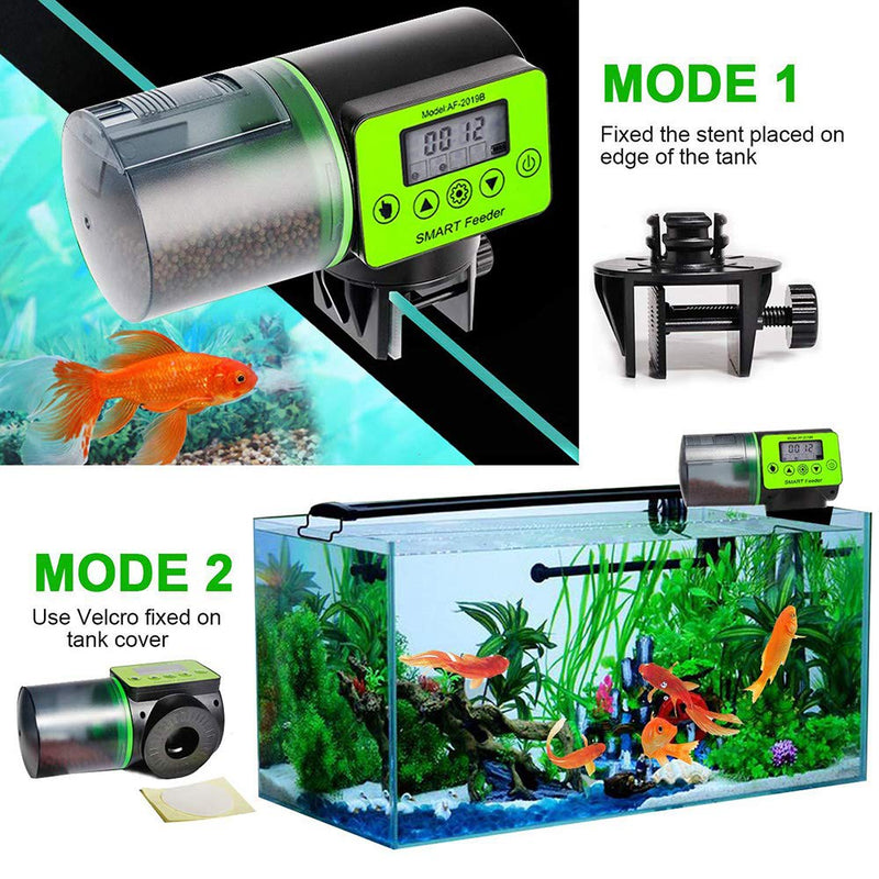 Aedcbaide Automatic Fish Feeder with Large Capacity, Auto Fish Feeder with Super Mute,Simple Fish Feeder,Food Timer Dispenser for Fish Tank and Vacation,Dispenser Feeder - PawsPlanet Australia