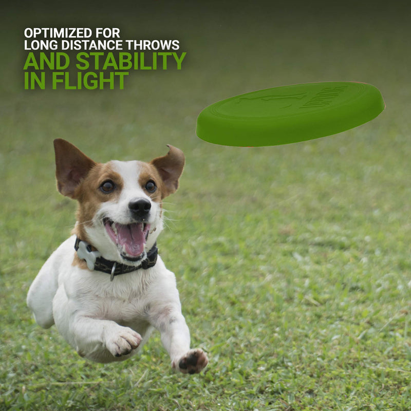 Dog Frisbee | Made in USA | UpDog Products Small 6-Inch Flying Disc for Dogs Green - PawsPlanet Australia
