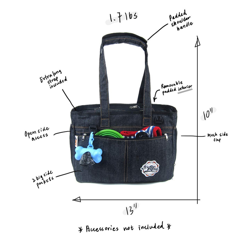 [Australia] - Alfie Pet - Gabriel Pet Carrier - Color: Black Denim 