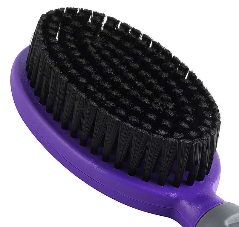 Hertzko Bristle Brush for Dogs and Cats with Long or Short Hair - Dense Bristles Remove Loose Hair, Dander, Dust, and Dirt from Your Pet’s Top Coat - PawsPlanet Australia