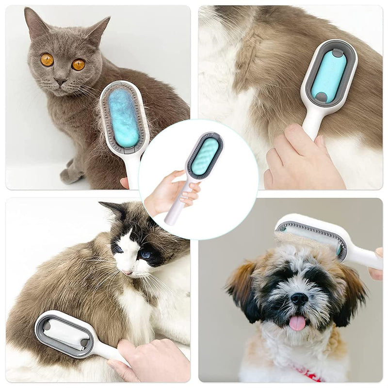 Cat brush, universal knot remover for pets, pet cleaning hair removal comb, pet hair remover pet brush, for grooming, massaging and removing loose undercoat - PawsPlanet Australia