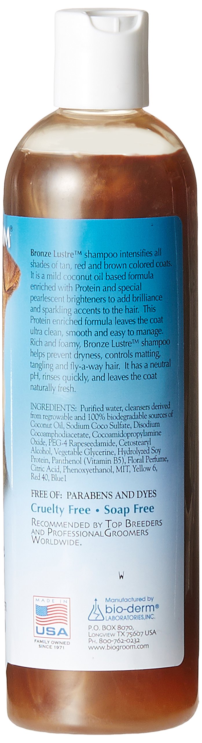 [Australia] - Bio-groom Bronze Luster Dog Shampoo 12 Ounce 