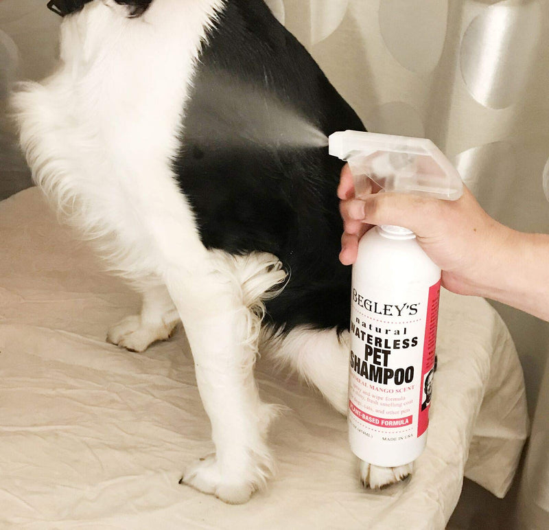 [Australia] - Begley’s Natural No Rinse Waterless Pet Shampoo, Bathless Cleaning, Deodorizing, and Odor Removal for a Shiny, Fresh Smelling Coat - Effective for Dogs, Puppies, and Cats 2-Pack Lavender 