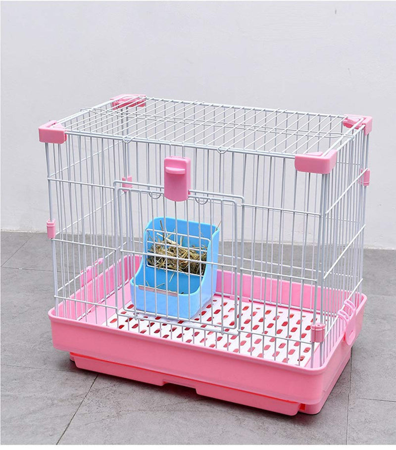 Mcgogo Rabbit Hay Feeders Rack,2 in 1 Feeder Bowls Double for Grass/Food for Small Animal Supplies Rabbit Chinchillas Guinea Pig Hamsters blue - PawsPlanet Australia