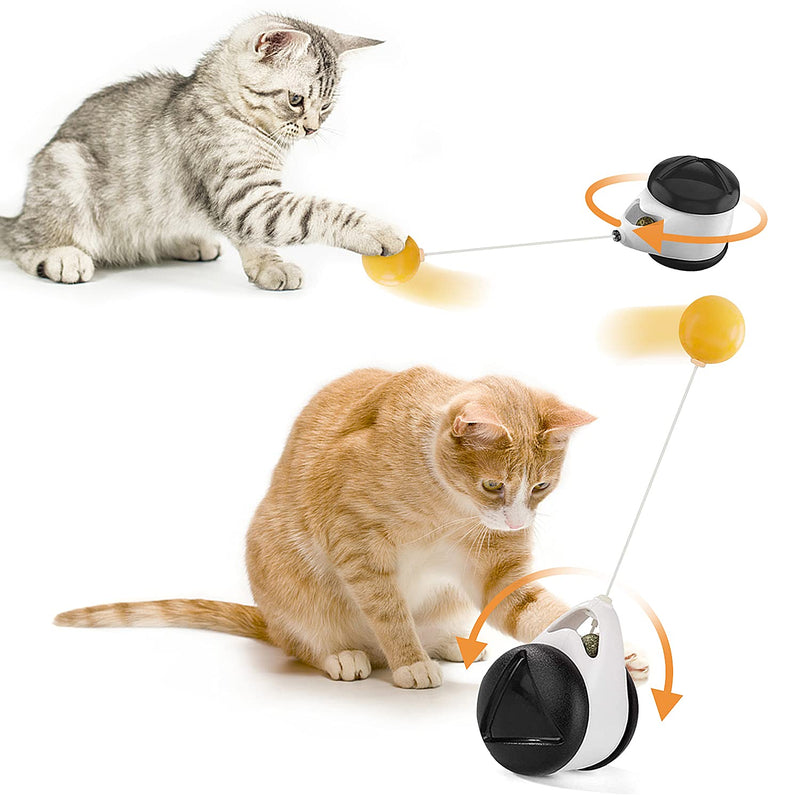 DGGHOMY Cat Toys for Indoor Cats Interactive, Catnip Toys for Indoor Cats Balance Cat Toy, Wheel Training Toys Tumbler Swing Cat Toys Educational Toys Stimulate The Cat's Hunting Instinc - PawsPlanet Australia