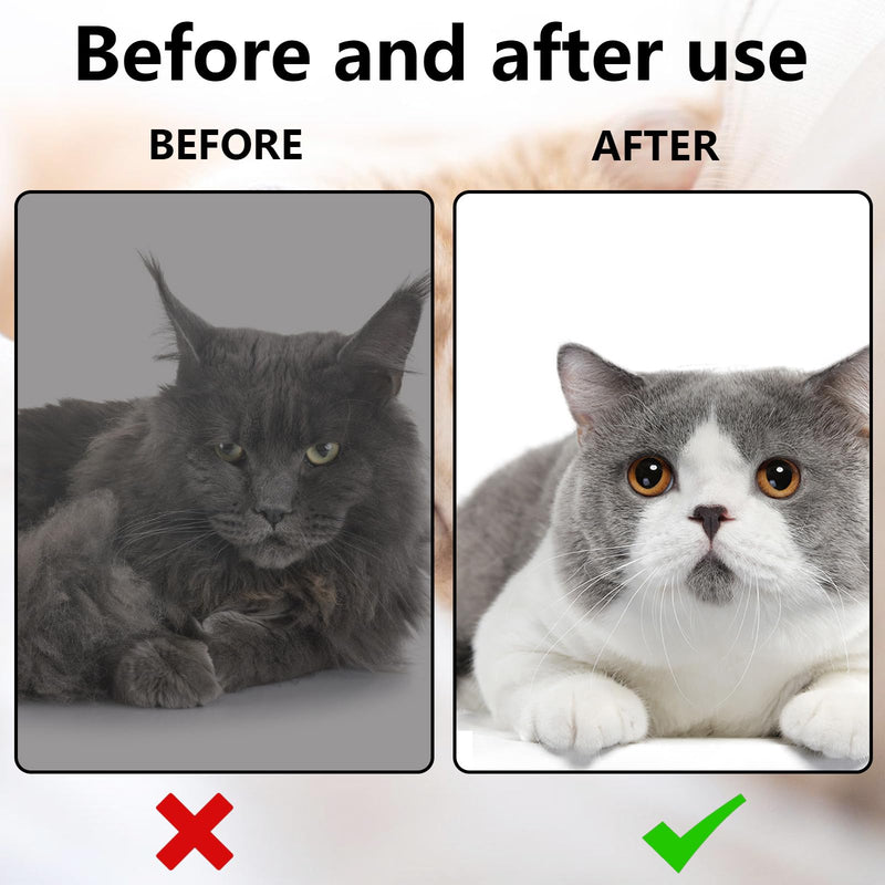 Pet Hair Cleaning Brush: Pet Hair Cleaning Brush, ONE-Click Cleaning Anti-Slip Handle, Cat Brush Dog Brush for Pet Grooming to Remove Undercoat, Loose Fur and Dirt - PawsPlanet Australia
