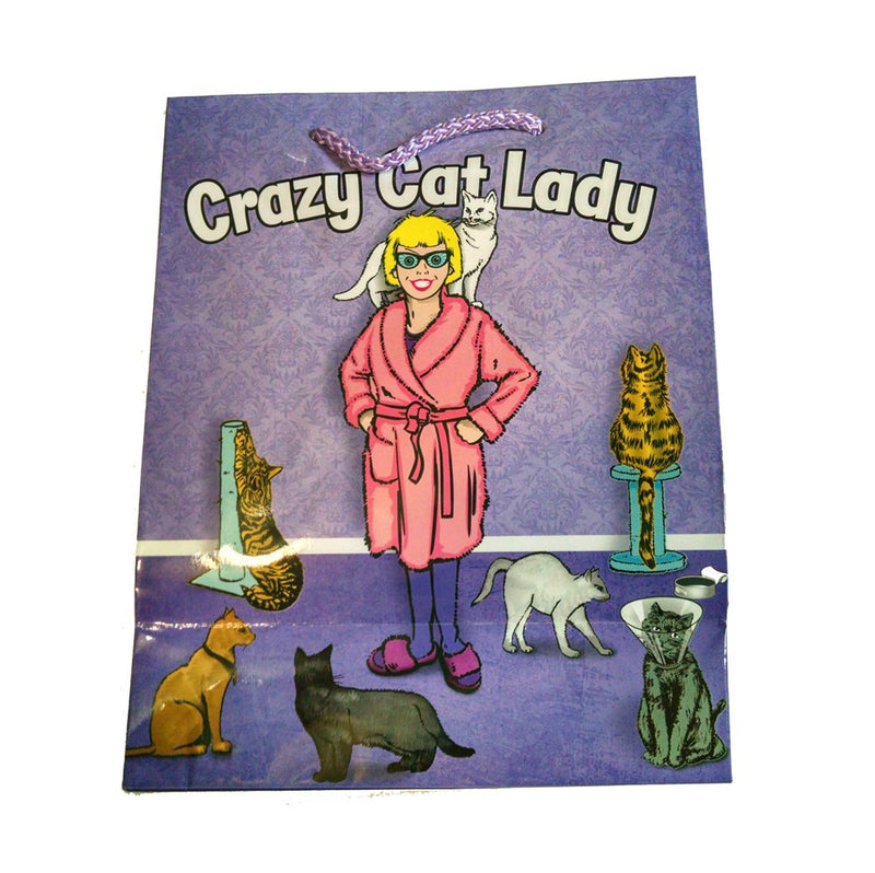 [Australia] - Archie McPhee Crazy Cat Lady Gift Bag 