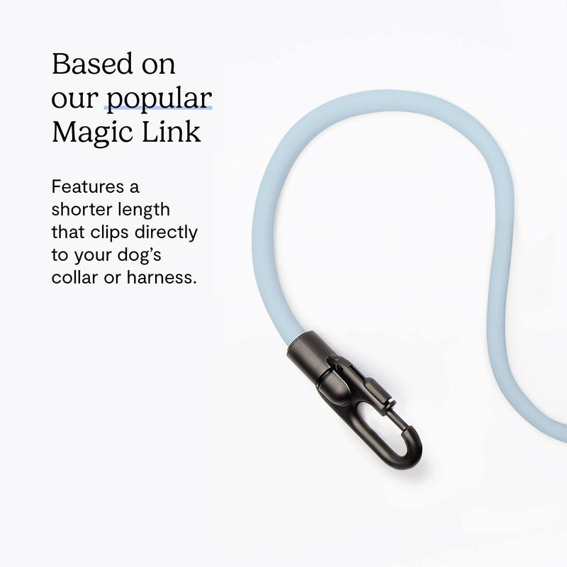 Fable Magic Leash - Conventional Dog Leash - Hands Free Leash for Dog Walking - Can be Worn as a Belt, Bandolier, or Wrist Strap - Waterproof, Mold/Smell-Proof, & Durable - Light Blue - Medium/Large - PawsPlanet Australia