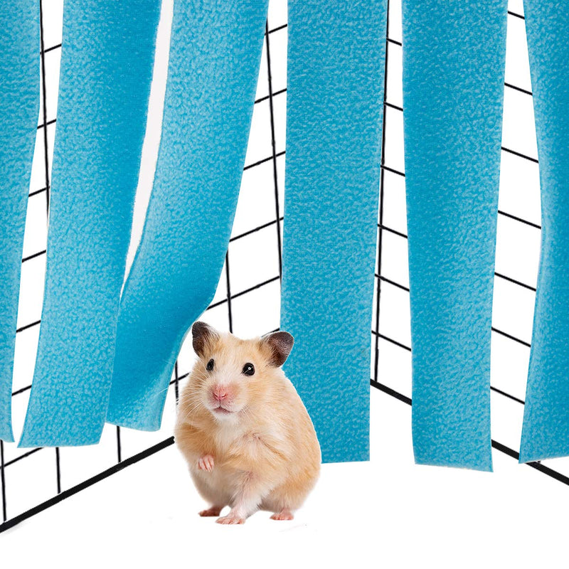 MEWTOGO 2 Pack Small Pets Hideaway Corner-Guinea Pig Hideaway Corner House Toy Cage for Guinea Pig Hamster Chinchilla Rabbit and Other Small Pet(2 Colors) Grey and Blue - PawsPlanet Australia