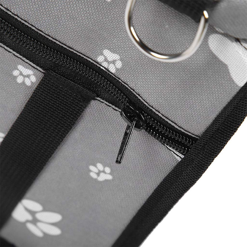 Pet Car Booster Seat Large Cats Dogs Travel Carrier Cage Bag Waterproof Washable Folding Safety Click-on Leash Zipper Belt Storage Pocket with Lice Brush Small Medium Puppy Training Pads Gift (Grey) - PawsPlanet Australia