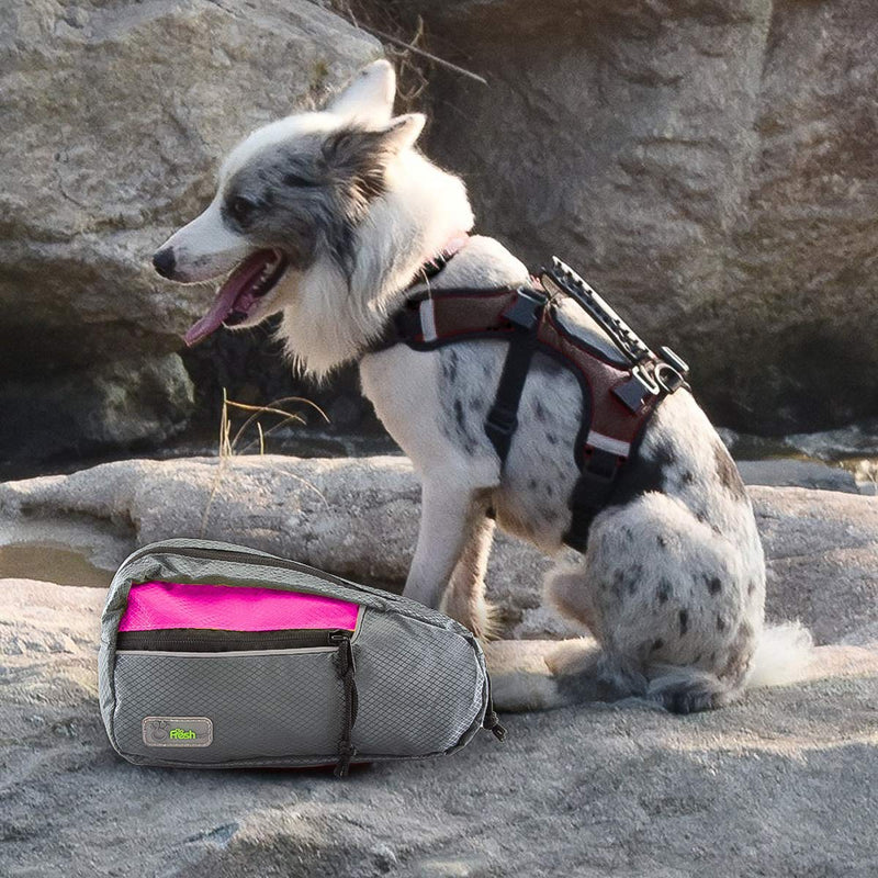 [Australia] - Go Fresh Pet Trail Pack Backpack & Harness Dog Walking & Hiking Gear Saddlebags Pockets Reflective L: For dogs 75+ lbs 