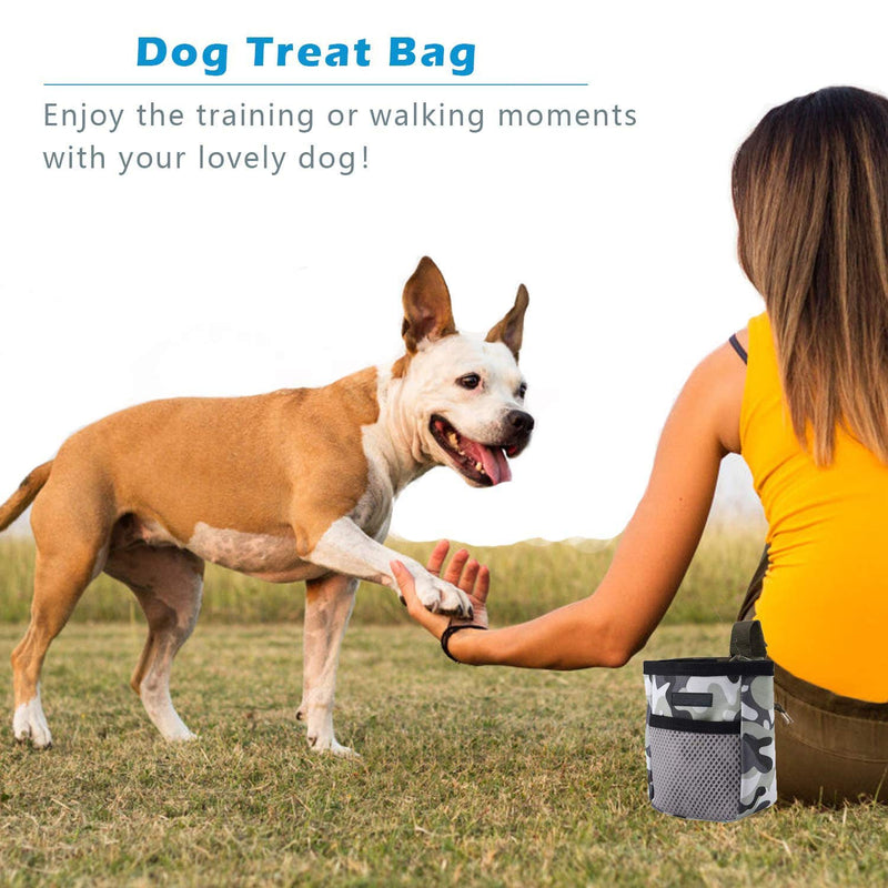 Knowing Pet Treat Pouch, Portable Dog Training Bag with Belt Clip, Portable Dog Walking Bag, Pet Treat Training Bag Food Pocket, Easily Carries Pet Toys, Kibble, Treats for Travel or Outdoor Use - PawsPlanet Australia