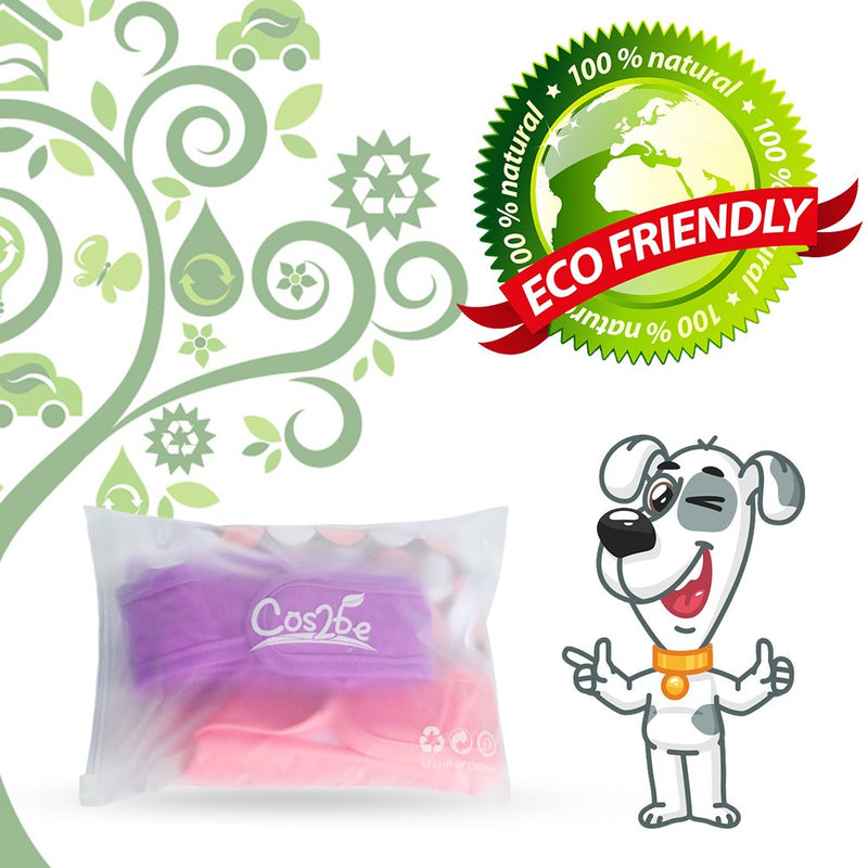 [Australia] - Cos2be Female Dogs Diapers Washable Reusable Wraps for from Small to Middle Dog 3 Packs M 