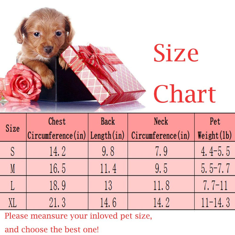 WORDERFUL Dog Wedding Dress Summer Dog Lace Wedding Dress Pet Cute Bubble Skirt Formal Dress for Puppy Small Dogs S Pink - PawsPlanet Australia