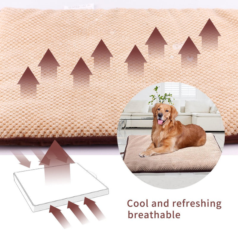 [Australia] - PAWISE Pet Cushion Dog Cat Mat Washable Mattress Waterproof Dog Cushion Crate Cage Puppy Bed Small 