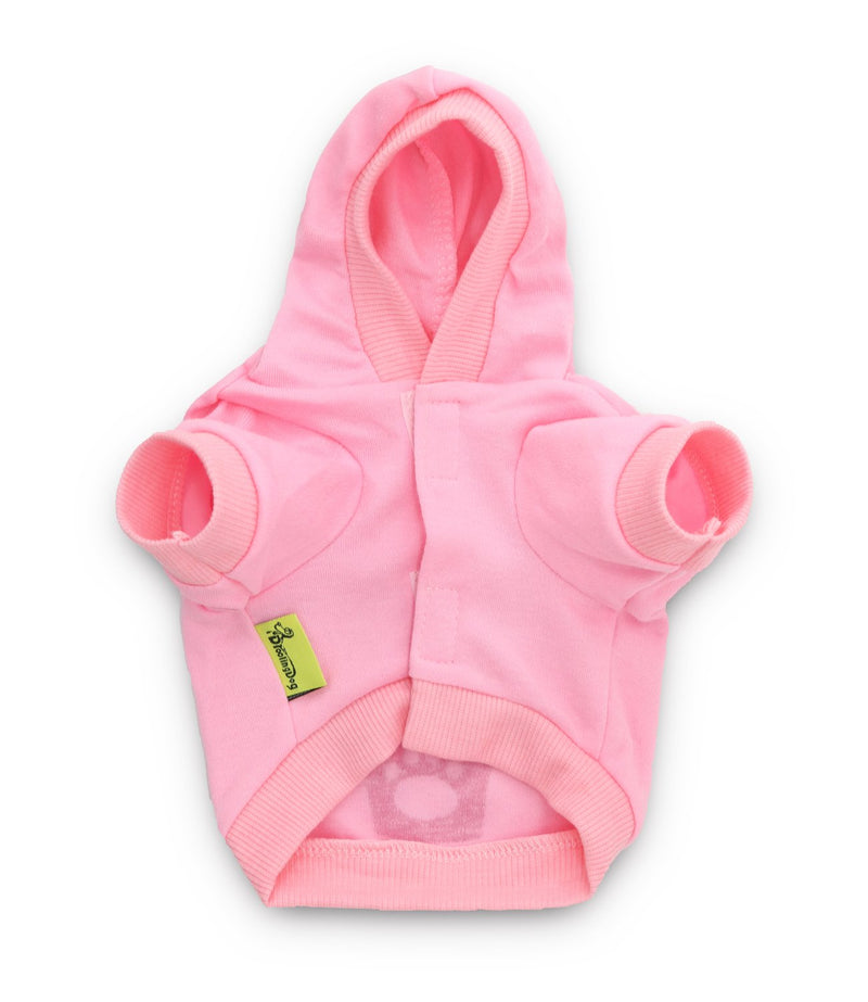 [Australia] - DroolingDog Dog Princess Shirts Pet Dog Clothes Dog Hoodie for Small Dogs Medium (5.5lb-8.8lb) Pink 