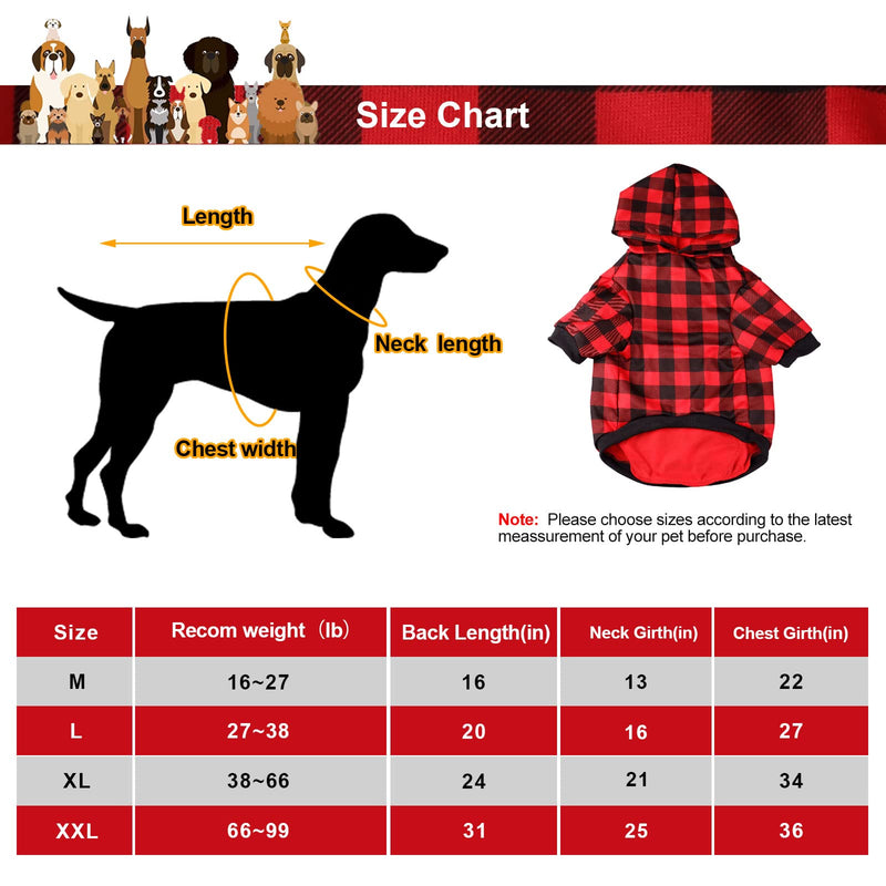 Banooo Dog Hoodies Pet Clothes Winter Soft Warm Pet Sweaters Sweatshirt Outfit Apparel for Dogs Cats Puppy Small Medium Large - PawsPlanet Australia