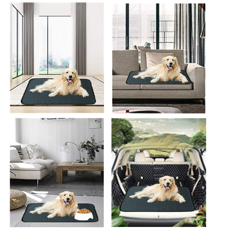 [Australia] - KHLZ US Guinea Pig Fleece Cage Liners - 23.6 x 17.7inch Washable Dog Pee Pads, Fast Absorbent, Waterproof Reusable Pet Pee Pad for Training Pee Pad for Small Animals 