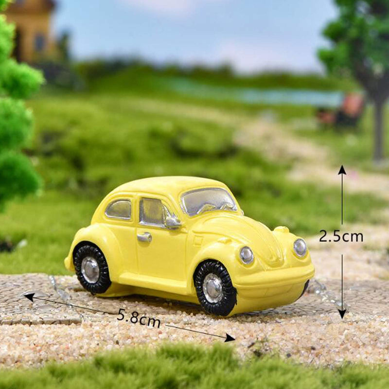 Miniature Car Figurines, 4 Pcs Car Figure Model Collection Playset, Car Cake Toppers Cupcake Decorations Christmas Birthday Gift - PawsPlanet Australia