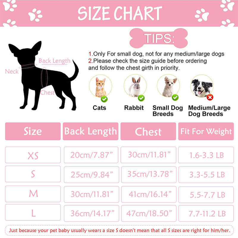 Dog Dress Sweater Puppy Dresses for Small Dogs Girl Fall Winter Warm Pet Clothes Outfit Apparel Cold Weather Doggy Skirt Cute Bowknot Doggie Skirt Coats for Yorkie Teacup Tiny Cats (X-Small, Brown 1) X-Small - PawsPlanet Australia