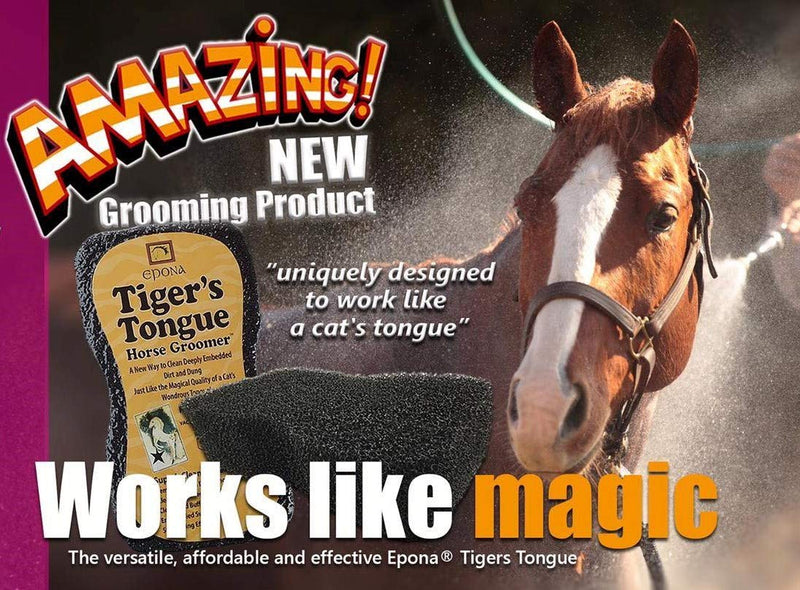 Epona Tiger's Tounge Horse Groomer Scrubber Massager - PawsPlanet Australia