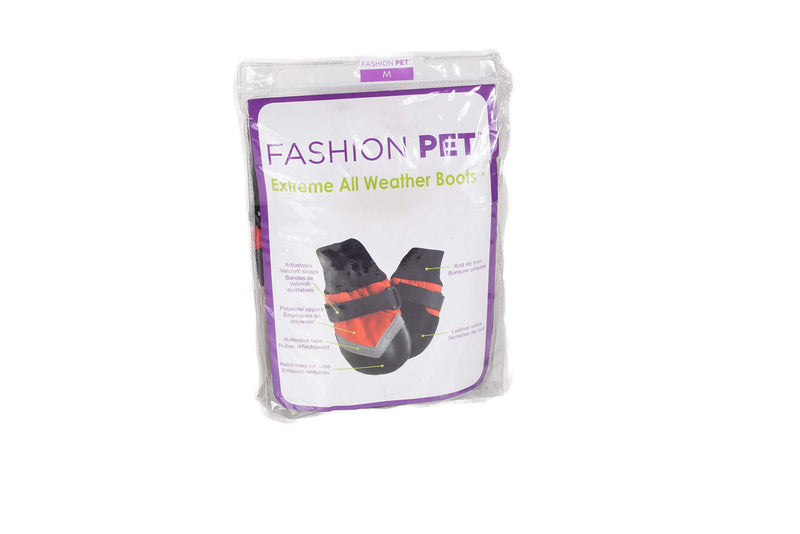 Fashion Pet Extreme All Weather Boots for Dogs | Dog Boots for Snow | Dog Boots for Small Dogs | Winter Dog Boots | Waterproof | Rain Gear | Adjustable / Reflective Strap | Medium - PawsPlanet Australia