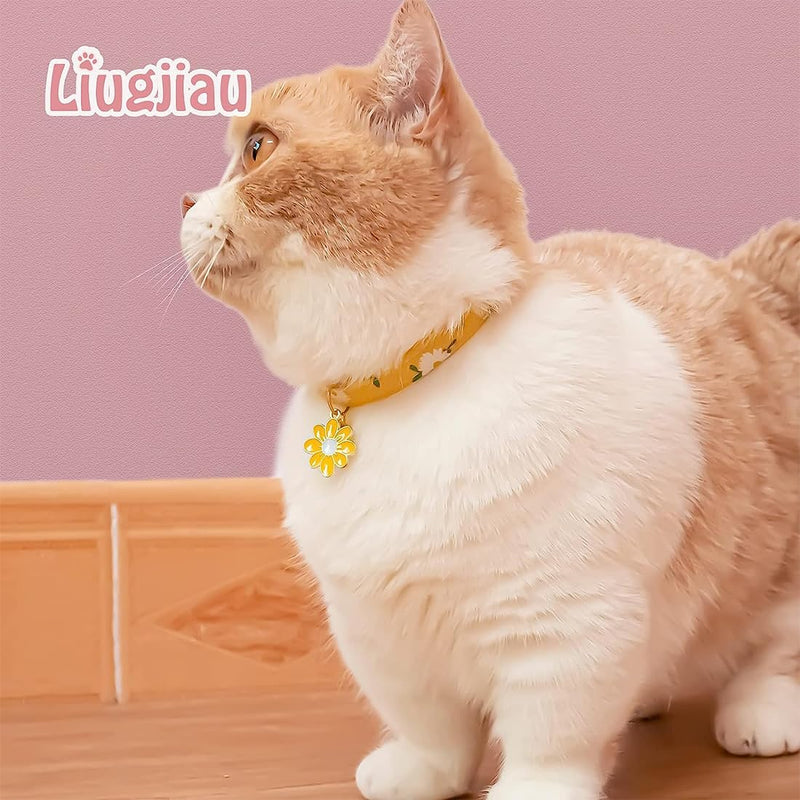 PLABBDPL Cat collars with bells, 2 pieces cat collars with bells, secure quick release cat collars, adjustable, suitable for all domestic cats - PawsPlanet Australia