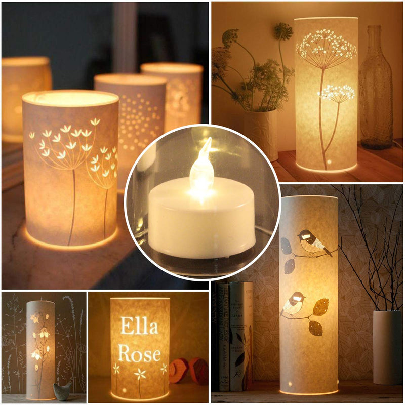 Flameless LED Tea Lights Candles Battery Operated Tealight Fake Unscented Realistic Candles Flickering Bright Tealights Votive Candles for Wedding Holiday Party Decorations Battery 200 Hours 12 PCS - PawsPlanet Australia