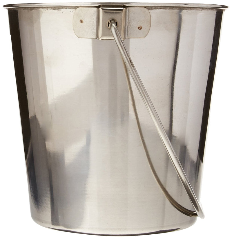 [Australia] - Advance Pet Products Heavy Stainless Steel Round Bucket 2-Quart 