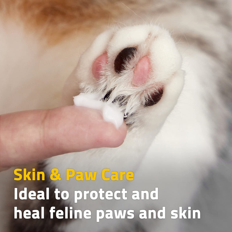 Breezytail PetO’Cera Cats - Itchy Skin Relief Treatment Cream for Cats | Paw Lotion Soothing Balm | Cat Skin Ointment & Dermatitis Treatment for Normal Dry Irritated and Sensitive Skin 1.35oz - PawsPlanet Australia