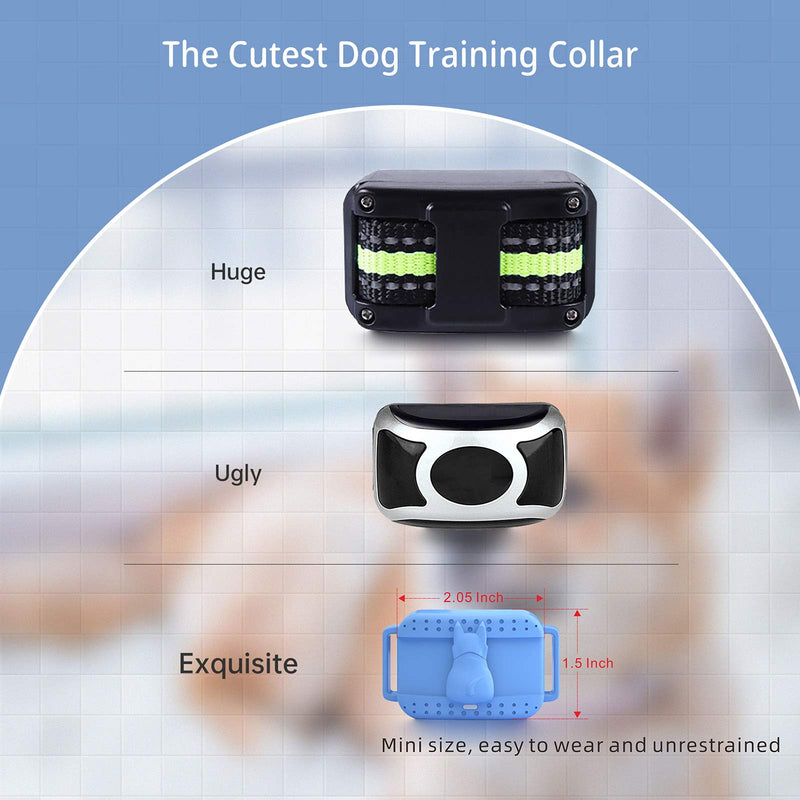 Pedono Dog Training Collar - IPX7 Waterproof Rechargeable Dog Shock Collar with Remote Range 1000ft, 3 Training Modes Beep Vibration and Shock, Adjustable Bark Collars for Small Large Dogs - PawsPlanet Australia