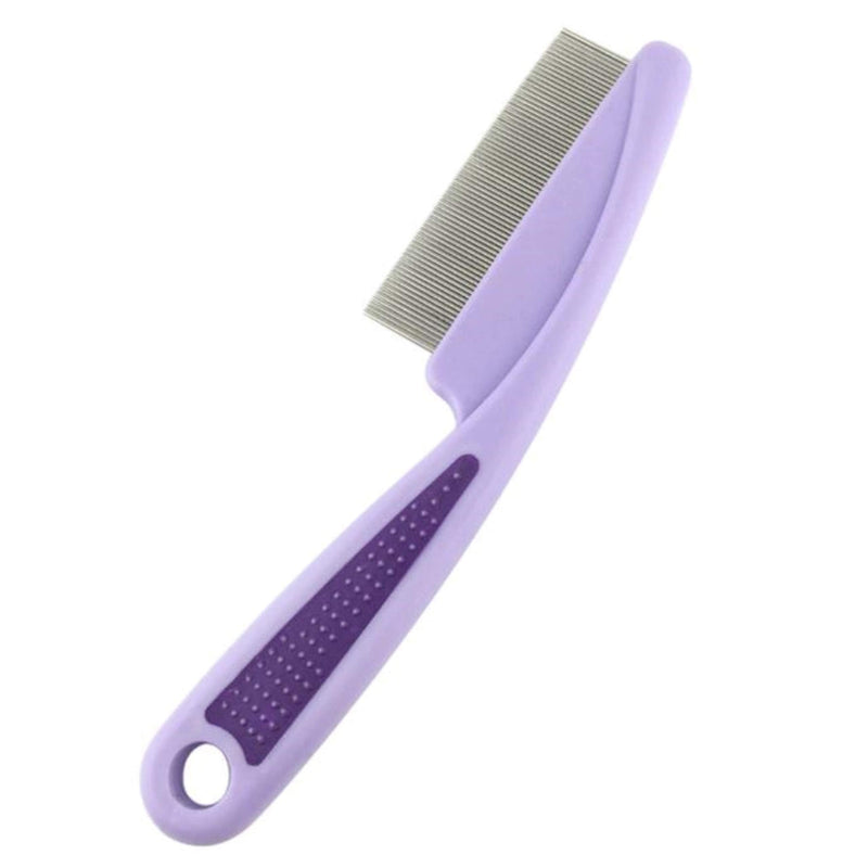 Noondl Flea Comb for Dogs and Cats Fine Stainless Steel Teeth to Remove Ticks and Bugs Keeps Coat Stain Free - Colour Will vary - PawsPlanet Australia