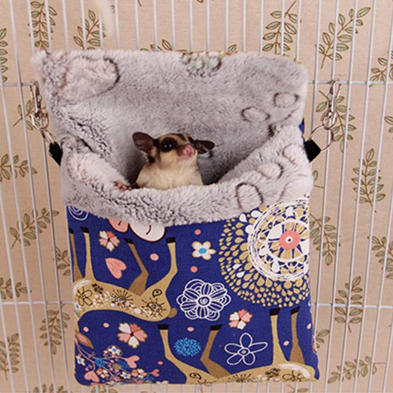 Loghot Cotton Small Pet Hanging Bed Sleep Pouch Comfortable Warm Pet Sleep Bag for Small Animals Medium - PawsPlanet Australia