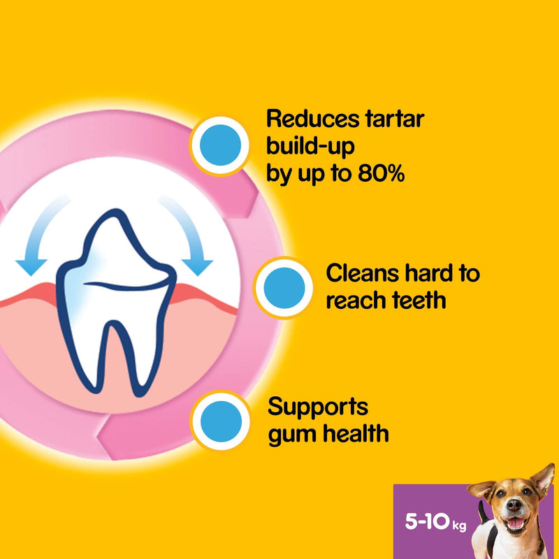 Pedigree Dentastix, Daily Dental Care Chews for Small Dogs 5-10 kg, 28 Sticks - PawsPlanet Australia