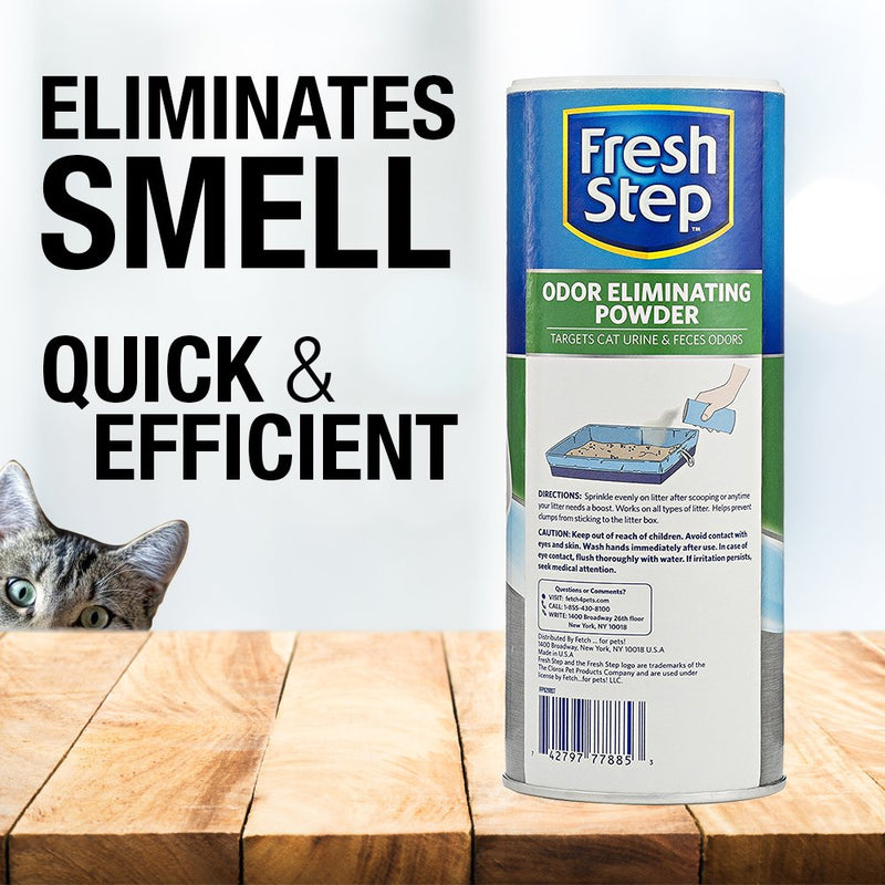 [Australia] - Fresh Step Cat Litter Box Odor Eliminating Powder | Cat Deodorizer For Litter Box, 16 Ounces 