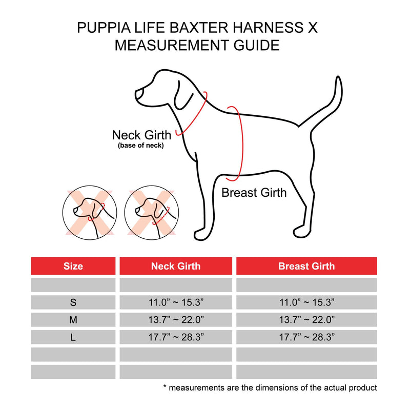 [Australia] - Puppia Life - Baxter Harness X Puppia Baxter Harness X Small ORANGE 