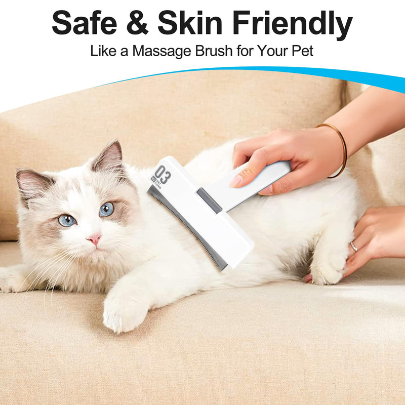 Pet brushes self-cleaning dog brush & cat brush undercoat brush for dogs and cats grooming and hair removal - PawsPlanet Australia