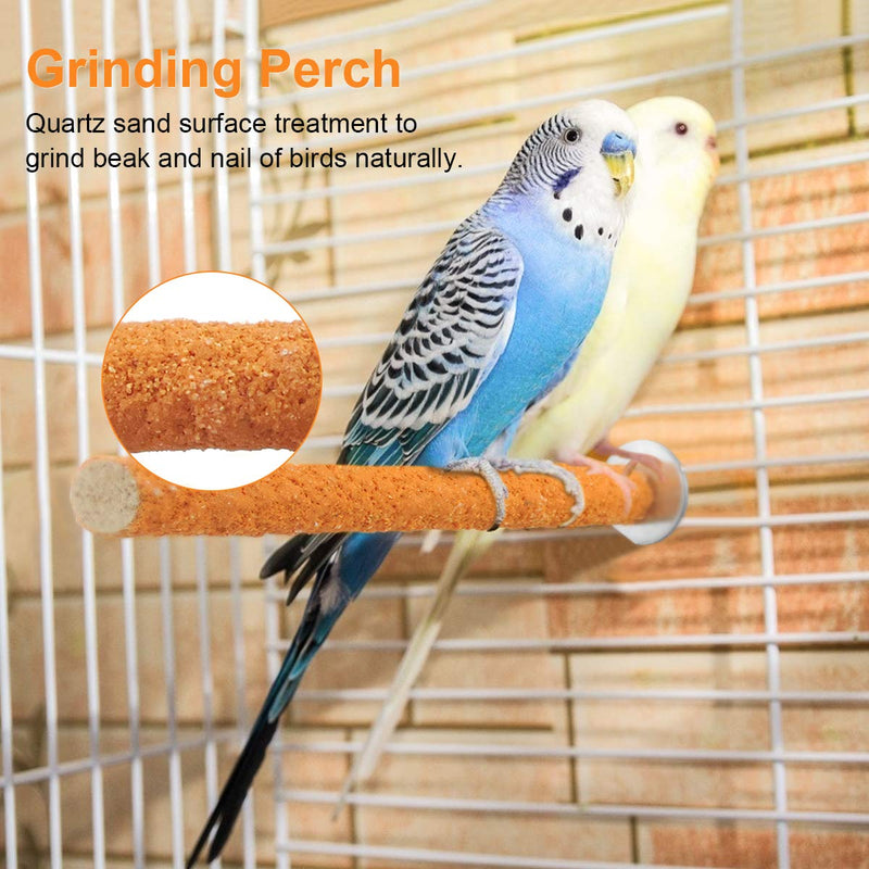 [Australia] - WBYJ 17 Pack Birds Parrot Toys, Parrots Swing Hanging Chewing with Bells Toys Hand Made Bird Cage Toys for Love Birds Finches Small Parrots Parakeets Cockatiels Conures Small Macaws (A) 