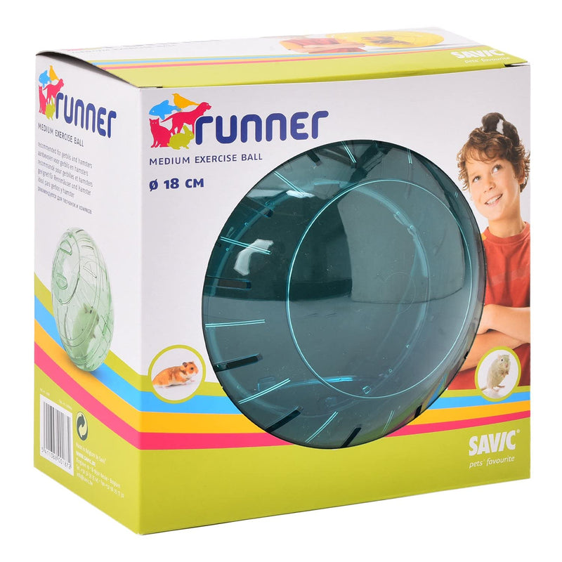 Savic Runner Medium Toy Dia 18 Cm (Colour May Vary) - PawsPlanet Australia