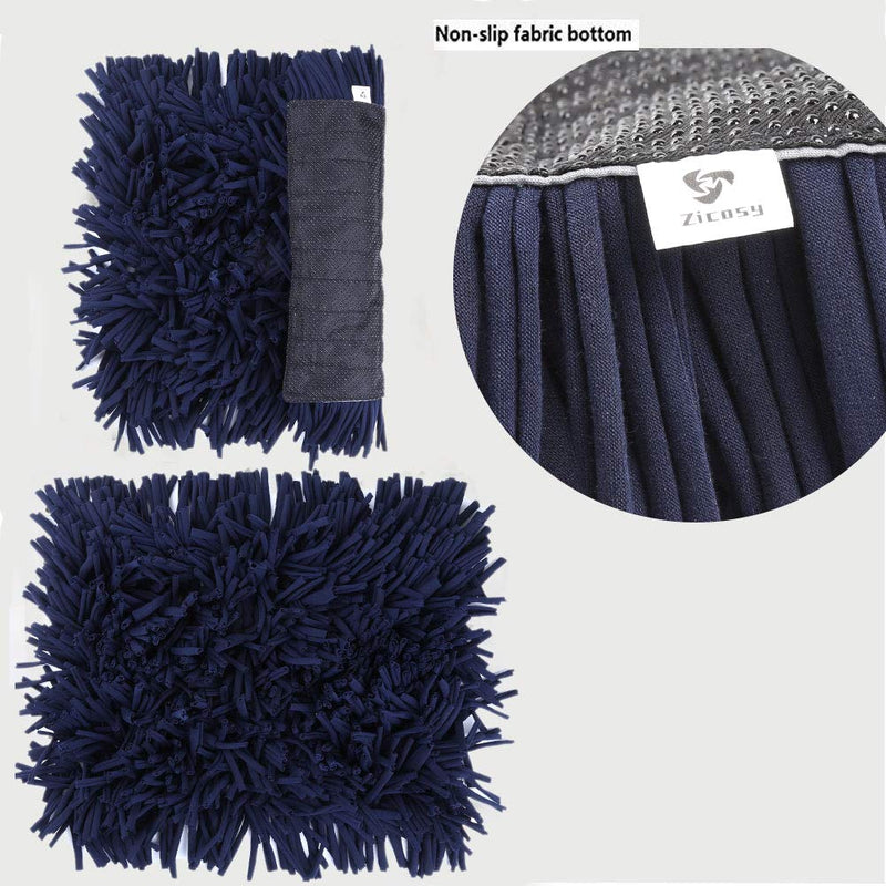Snuffle Mat for Dogs- Feeding Mat for Dogs (12" x 18") - Grey Feeding Mat - Encourages Natural Foraging Skills - Easy to Fill - Durable and Machine Washable - Perfect for Any Breed (blue) blue - PawsPlanet Australia
