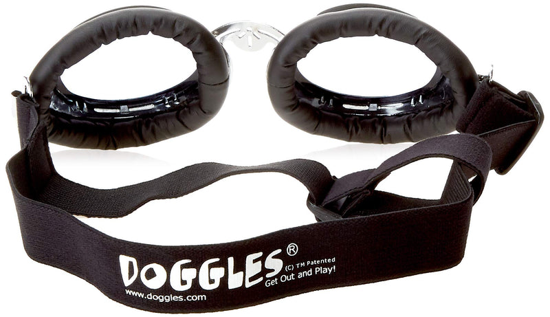 [Australia] - Doggles Dog Goggles/Glasses One Size Silver chrome 