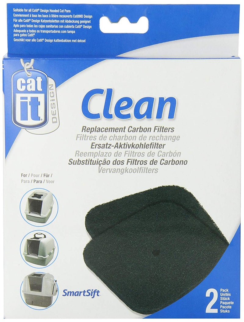 [Australia] - Catit Carbon Replacement Filter (Pack of 2) Pack of 2 