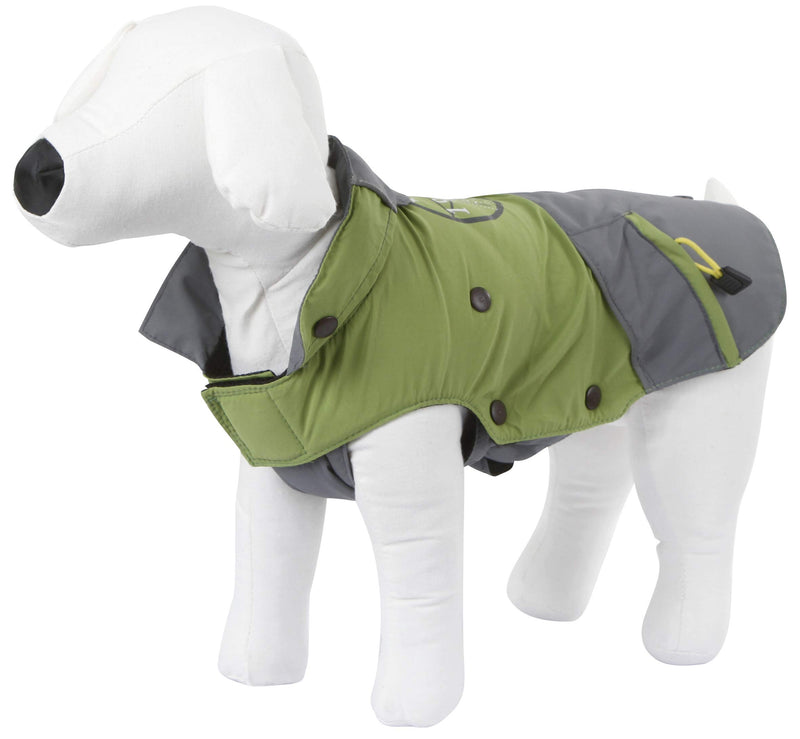 Kerbl Outdoor Dog Coat Vancouver, 50 cm, Green/ Grey - PawsPlanet Australia