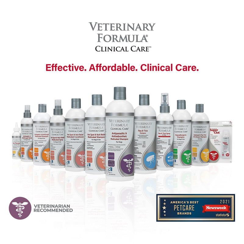 SynergyLabs Veterinary Formula Clinical Care Antiparasitic & Antiseborrheic Medicated Shampoo for Dogs; 16 fl. oz. - PawsPlanet Australia