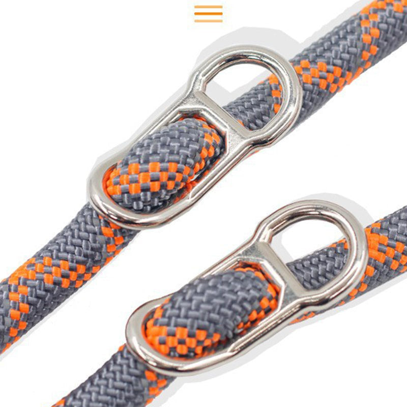 Wenxiaw dog leash, double leash for large dogs, adjustable dog leash with premium reinforcement for large and medium dogs, double leash with 2 carabiners, 2.6 meters long, paracord lead - PawsPlanet Australia
