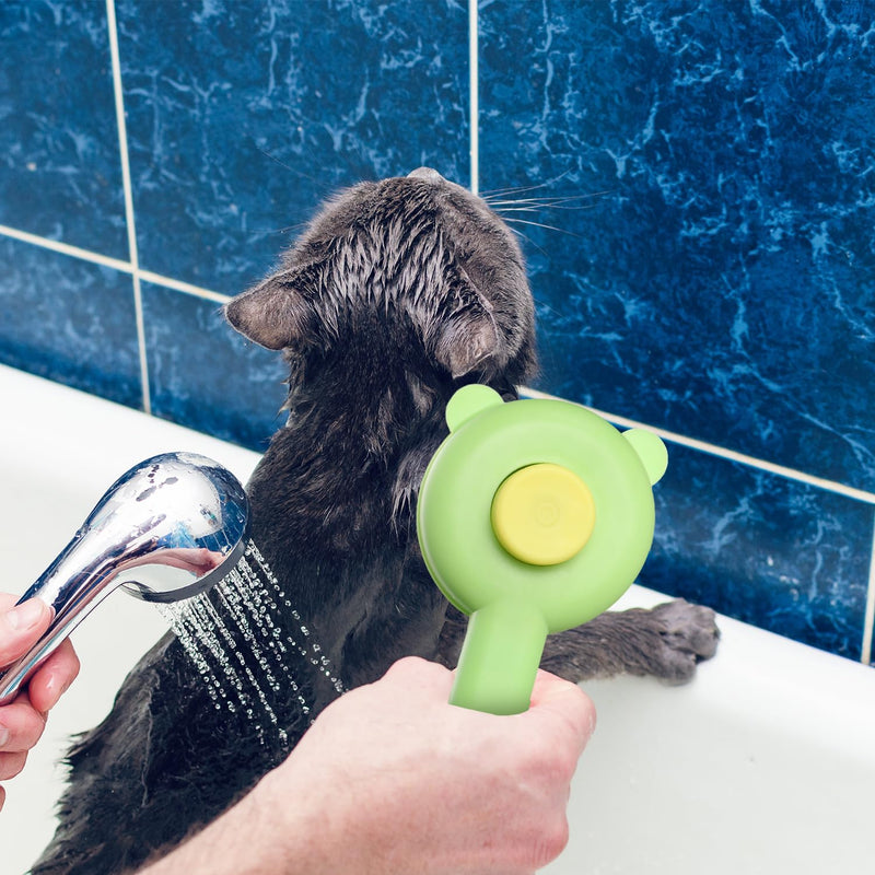 Dog Brush Cat Brush Animal Hair Brush Dog Brush Dog Brush for Long Hair and Short Hair Pet Hair Cleaning Brush (Green & Yellow) - PawsPlanet Australia